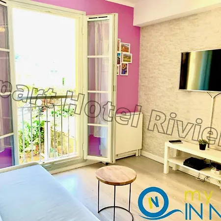 Riviera Cote D'azur - Old Town - Ac - Sea View - 50m Promenade Des Anglais- La Maison Linda דירה ניס