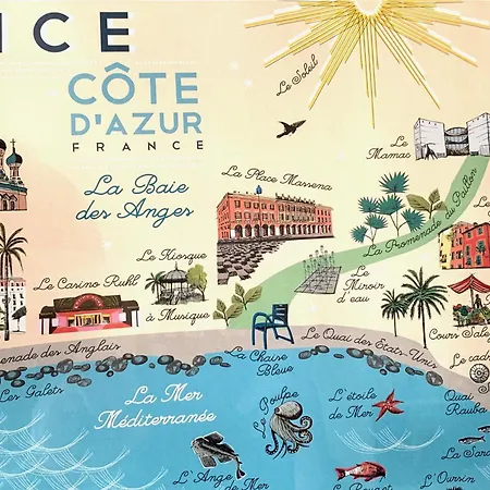Riviera Cote D'azur - Old Town - Ac - Sea View - 50m Promenade Des Anglais- La Maison Linda * ניס